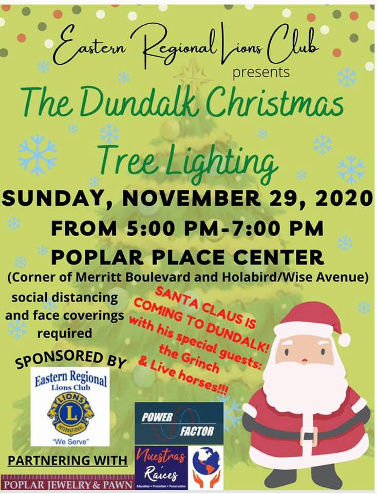 Dundalk Christmas Tree Lighting This Sunday