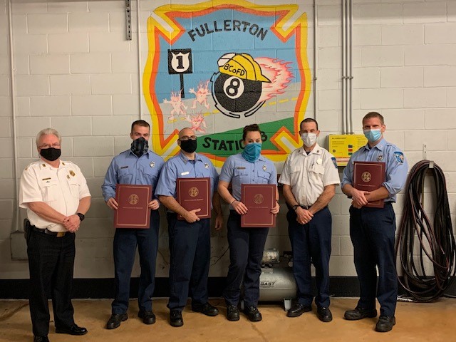 Fullerton Fire Units Honored for 2019 Middle River Rescue