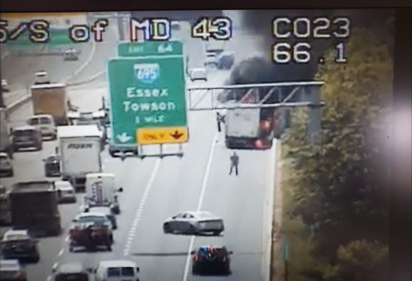 Box Truck Fire Reported on I-95 South Near King Avenue