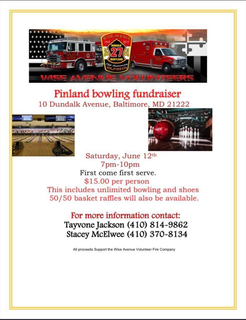 Pinland Bowling to Hold WAVFC Fundraiser in Final Days