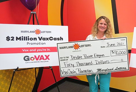 Towson Resident Claims $40,000 VaxCash Prize