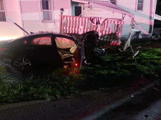 Vehicle Crashes into Sparrows Point House