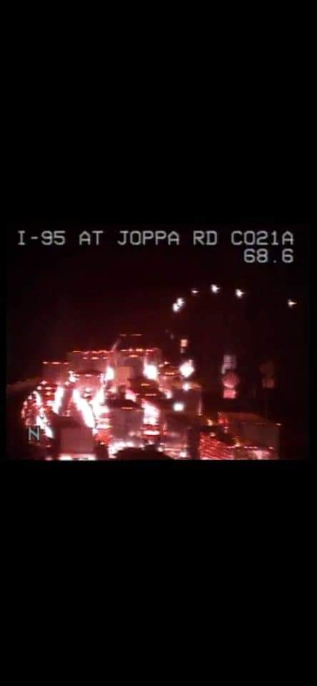 Tractor Trailer Fire Reported on I-95
