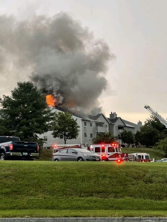 Lighting Causes Parkville Apartment Fire
