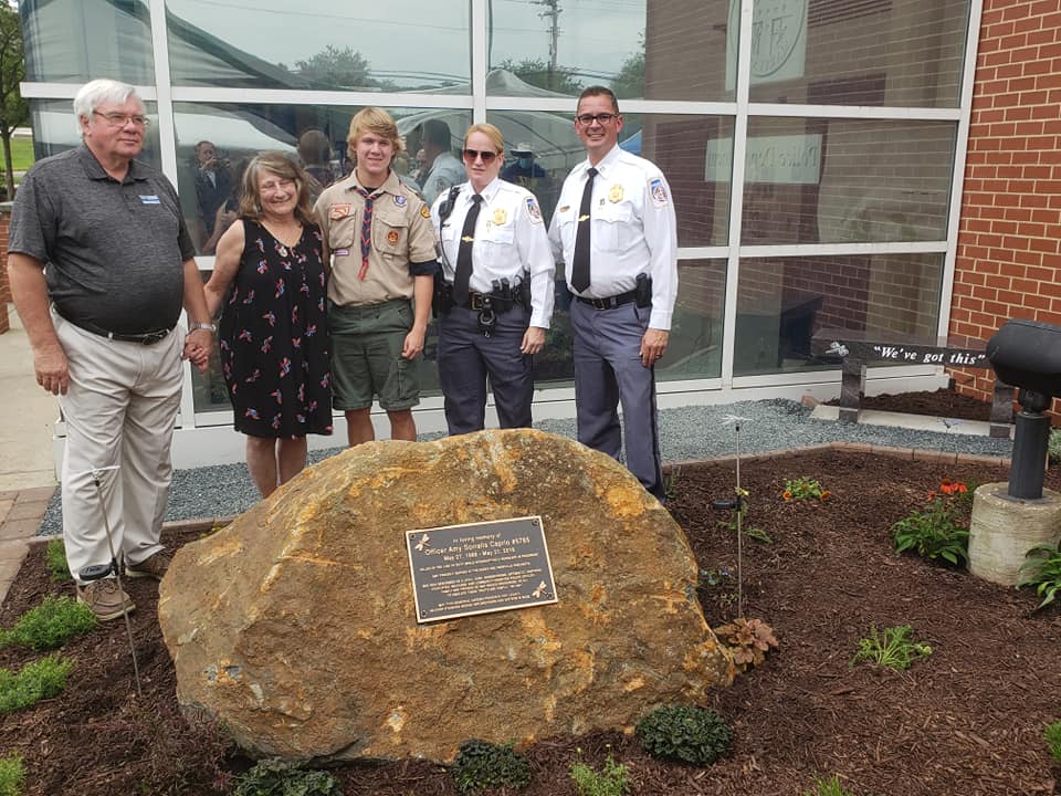 Eagle Scout Unveils Tribute to Amy Caprio