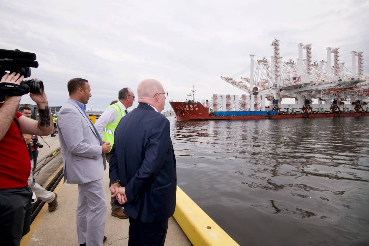 New Cranes Arrive at Port of Baltimore