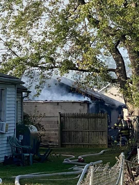 Garage Fire Reported in Edgemere