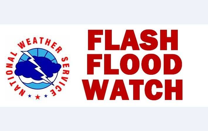 Flash Flood Watch Issued Until 2 a.m.