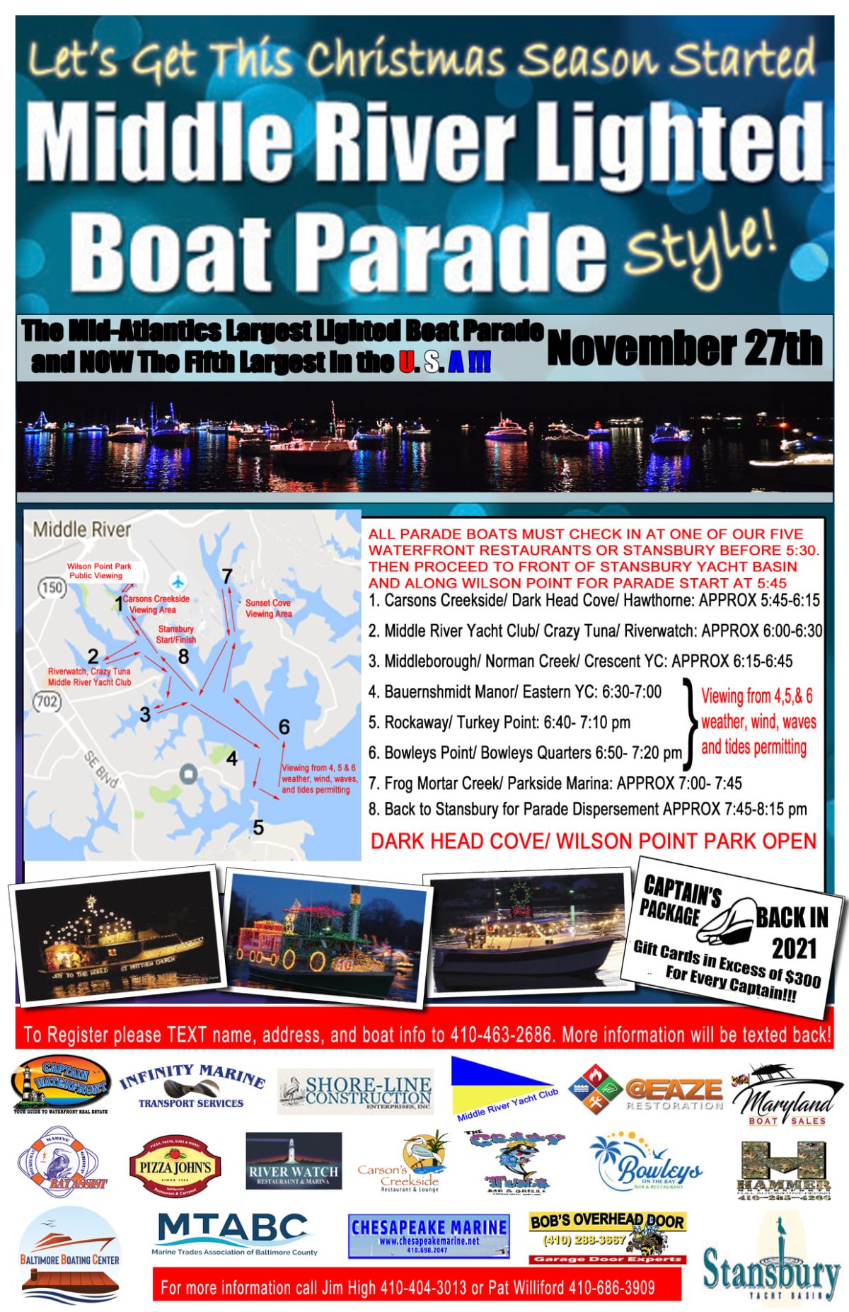 Middle River Boat Parade Kicks Off 2021 Christmas Season